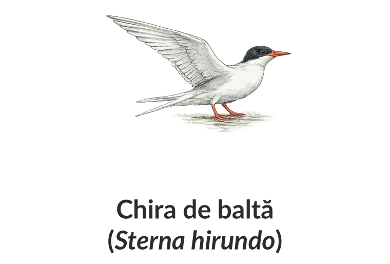 Chira de baltă (Sterna hirundo)