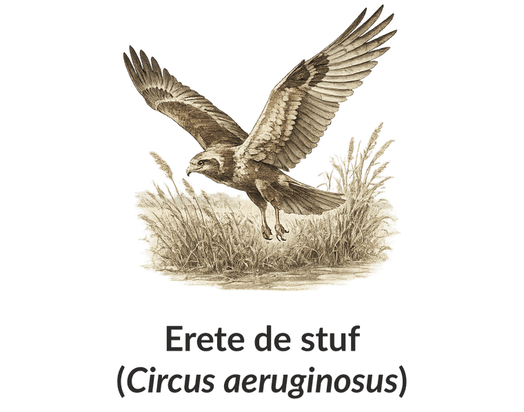 Erete de stuf (Circus aeruginosus)