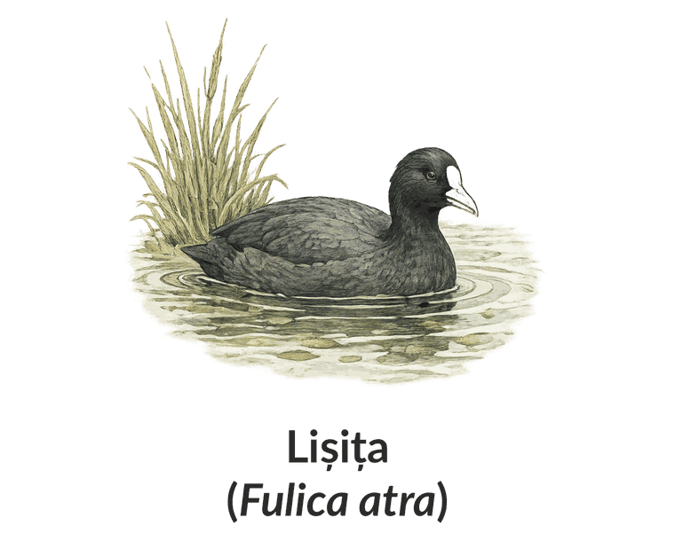 Lișița (Fulica atra)