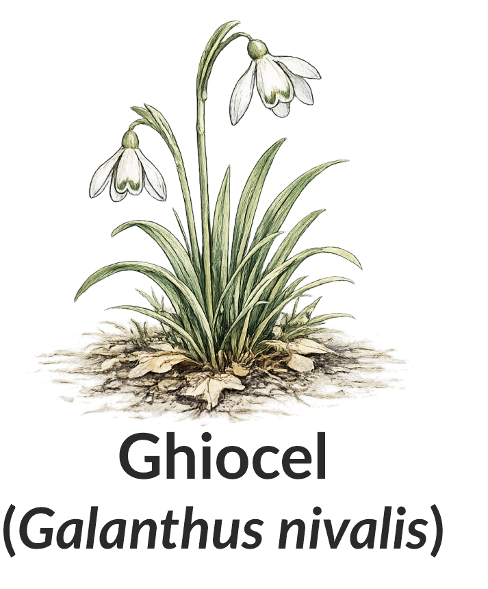 Ghiocel (Galanthus nivalis)