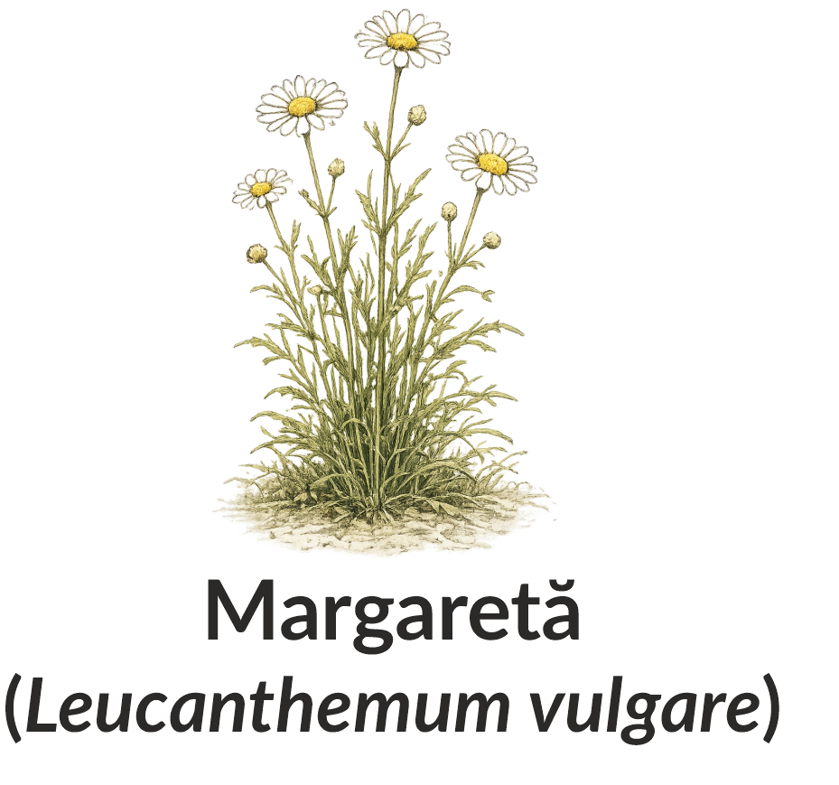 Margaretă (Leucanthemum vulgare)
