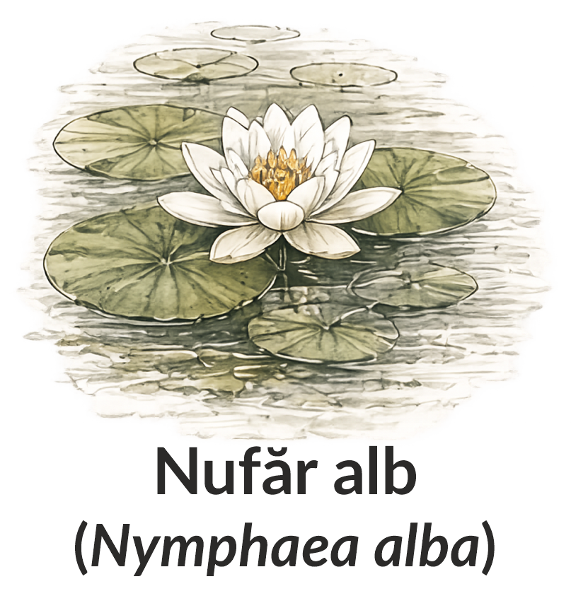 Nufăr alb (Nymphaea alba)