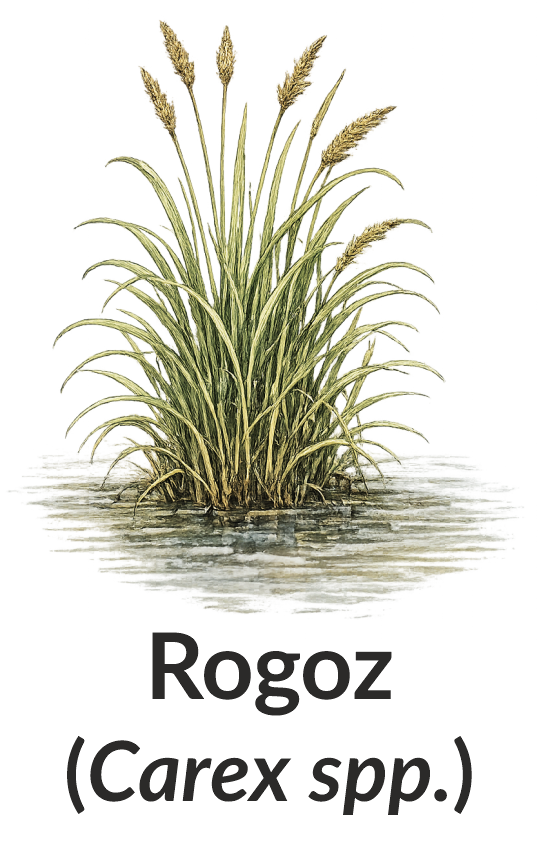 Rogoz (Carex spp.)
