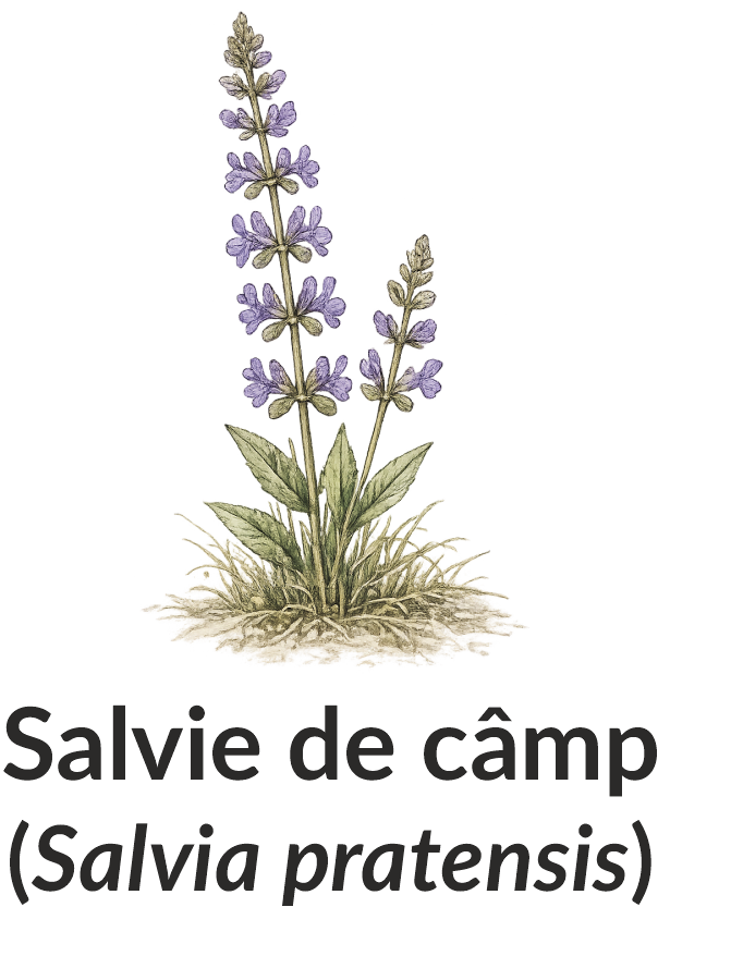 Salvie de câmp (Salvia pratensis)